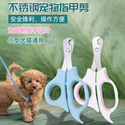 家用宠物指甲剪猫咪半月型指甲钳 亚马逊爆款 中小型犬用指甲刀 新手可用[骡马] 商品图0