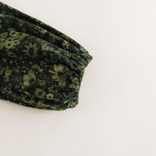 【马克珍妮 芦芙】秋装新款 法式碎花纯棉灯芯绒衬衫231553 商品图4