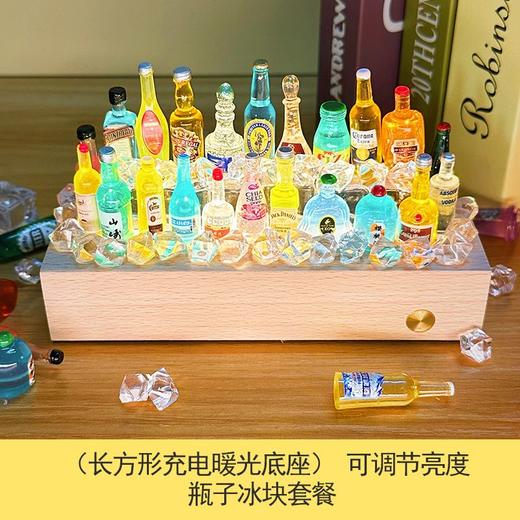 手工diy小酒瓶城堡小夜灯氛围灯桌面装饰摆件创意送男友生日礼物 商品图7