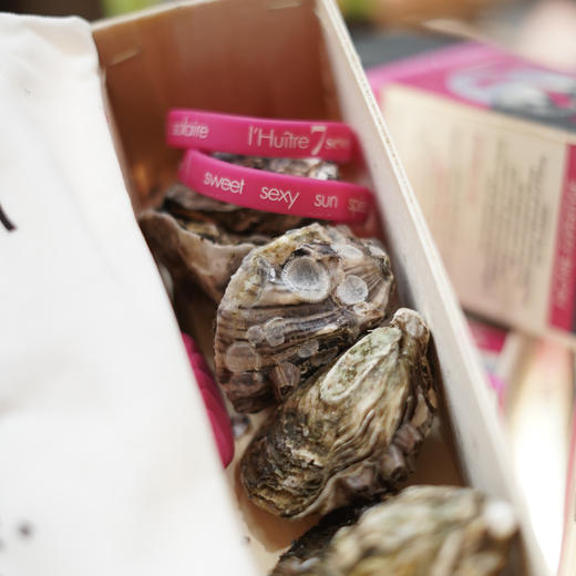 七夕精选!【7只装限量版】木盒装玫瑰粉钻生蚝N4 (Tarbouriech) 商品图1