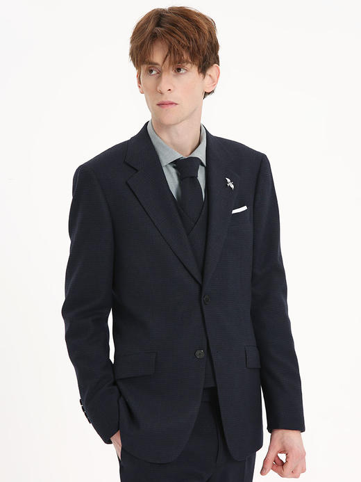 callisto藏青全绵羊毛西服 FSBWJ072C NA 商品图1