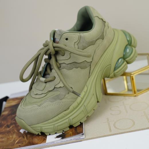 westory2023年秋冬新款厚底高跟平跟舒适百搭老爹鞋女W23CM74111 商品图1