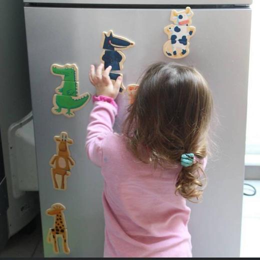 DJECO经典低幼，磁性木制拼图，冰箱贴拼图，动物拼图 商品图7