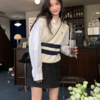 【2023初秋新款针织背心】复古撞色拼接 时尚好搭配 细腻针织 丝滑柔软 不扎皮肤超舒服 商品缩略图0