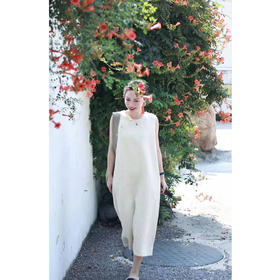 【抖音专属】无袖连衣裙（21718235厚-玉色）