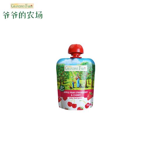 爷爷的农场苹果梨草莓樱桃泥90g 商品图0