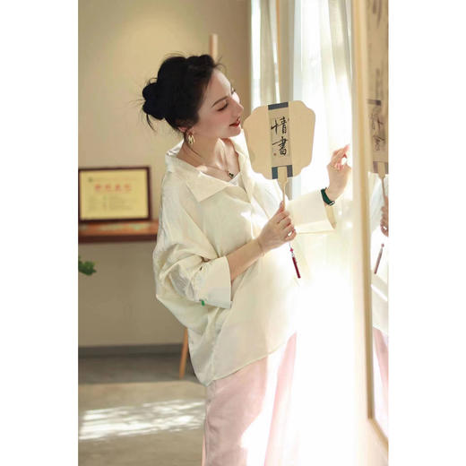 【线上专属】衬衫（23710276-凝脂） 商品图0