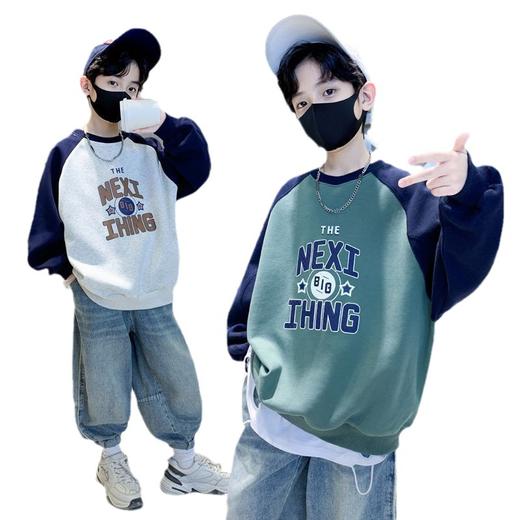 【炸街必备！2023新款男童卫衣】洋气潮儿童痞帅风格，秋季长袖上衣，适合中大童穿着lish 商品图4