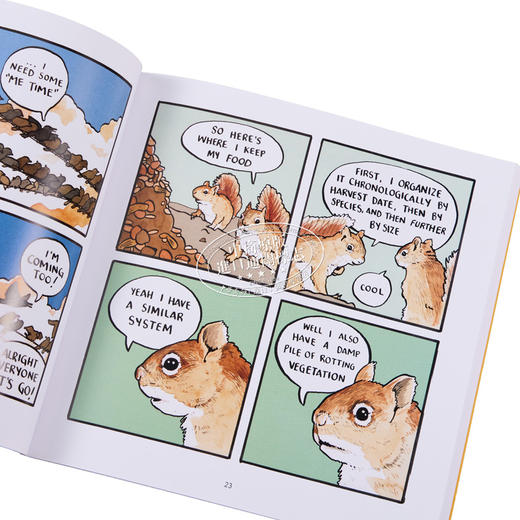 【中商原版】我能有什么坏心思呢 去码头整点薯条原著漫画 False Knees英文版 蠢萌小动物绘本漫画书 英文原版 Joshua Barkman 商品图3