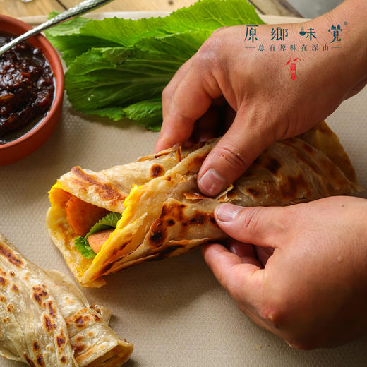 生态手抓饼（基地直发-顺丰包邮）|900g/袋（90g/片*10片），来自陕西咸阳，生产者：广东瓢虫 商品图6