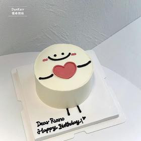【优品系列】---【爱你的心】情侣蛋糕