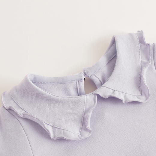 【马克珍妮 芦芙】秋装新款 花边翻领拼接网纱连衣裙231702 商品图4