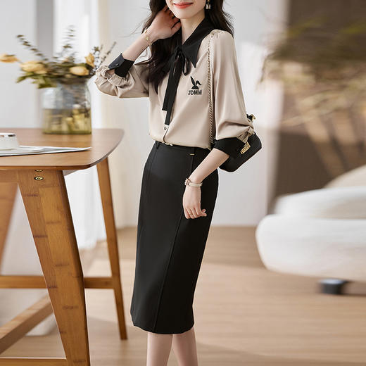 HR  WM881159气质套装韩版宽松透气遮肉显瘦洋气 商品图0