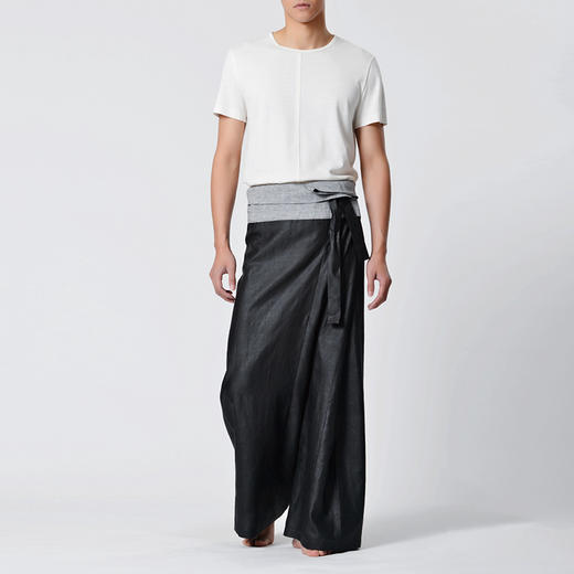 TANGY Collection天意高端莨绸大筒裤L45508 商品图1