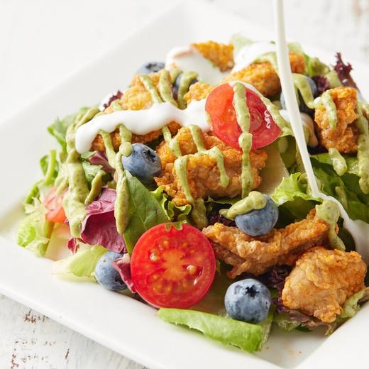 (小)香香炸鸡块时蔬色拉 Fried Chicken Salad(Small) 商品图0