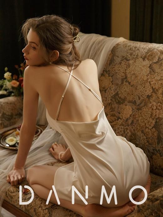 『又纯又欲 』DANMO旦茉纯欲睡裙 法式纽结 缎感丝滑亲肤 商品图6