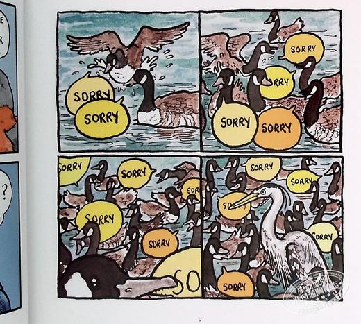 【中商原版】我能有什么坏心思呢 去码头整点薯条原著漫画 False Knees英文版 蠢萌小动物绘本漫画书 英文原版 Joshua Barkman 商品图7