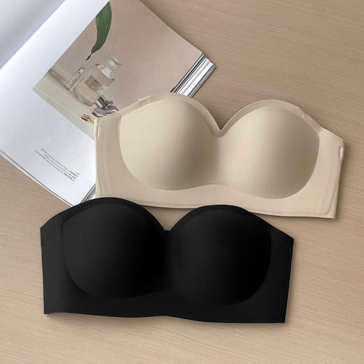 【97号款】女士防滑无肩带内衣三防两穿无痕文胸 商品图0