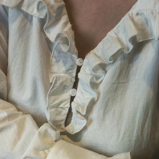 私服 家居服 睡袍 成为简奥斯汀同款 睡衣+睡裤套装/睡裙 可选 白色 商品图5