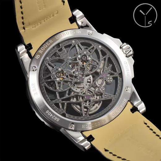 【ROGER DUBUIS】YS永时 罗杰杜比 系列 镂空双飞行陀飞轮，搭载两颗飞行真陀飞轮稳定运行，价值高的手表陀飞轮 全面抄写原装数据开模表壳和字面，内外兼修复刻手表一比一手表n厂c厂zf厂vs厂 商品图14
