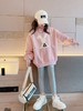【时尚百搭！圆领卫衣童装】新款女童春秋卫衣，韩版设计，中长款上衣，适合中大童穿着。li 商品缩略图1