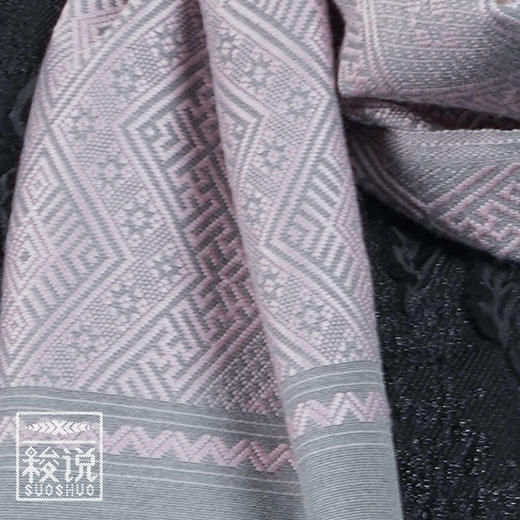 上新【梭说】初时宜纯手工限量设计围巾披肩侗族传统织锦工艺 商品图2