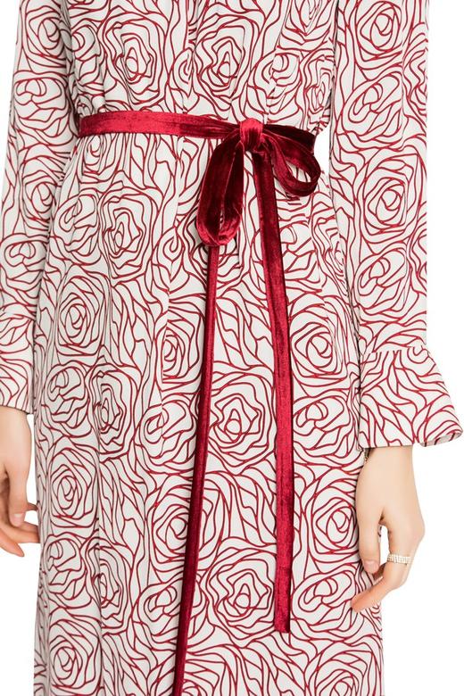 OCTAVIA 抽象印花开衩连衣裙 3730 商品图3