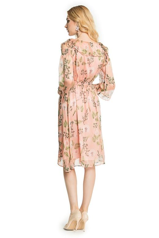 ZVY 印花雪纺连衣裙 3614 商品图2