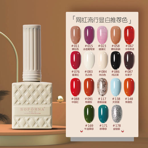 (新链接）2022.1月7号更180色可选.魅思.萃雅甲油胶升级版（高端包装／潮流新色）看好色号下单哦 商品图0