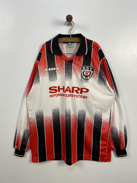 90年代 Vintage diadora  长袖足球球衣 _SSJ(2XL) 商品图1