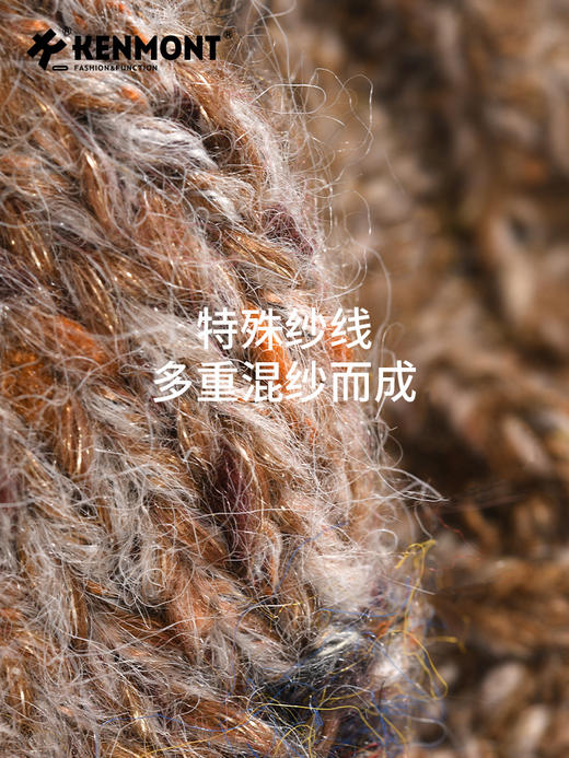 卡蒙狐狸毛球手工编织羊毛毛线帽护额女运动护耳保暖针织帽 商品图7