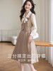 【1件75折,2件73折】熙世界法式气质假两件连衣裙女高级感通勤面试休闲裙子2025秋新款 商品缩略图2