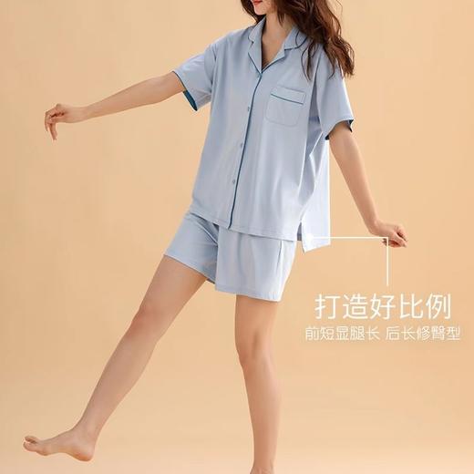 裁缝学苑AX98女士睡衣纸样女装短袖短裤家居服套装裁剪样衣版型图 商品图3