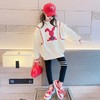 【时尚百搭！圆领卫衣童装】新款女童春秋卫衣，韩版设计，中长款上衣，适合中大童穿着。li 商品缩略图6