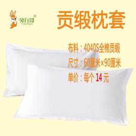 贡缎枕套（纯白）