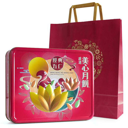 美心双黄豆沙/陈皮豆沙/经典五仁月饼 商品图4