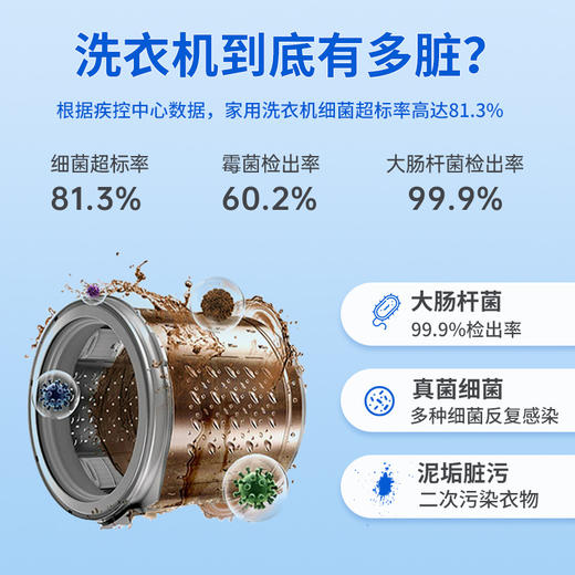 美舒洁洗衣机清洁除菌液280ml*3 商品图1