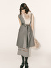 【烟雨】绵羊毛条纹宽肩中长款直身马甲230000028B 商品缩略图2