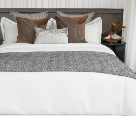 中洲公馆同款 主卧床品