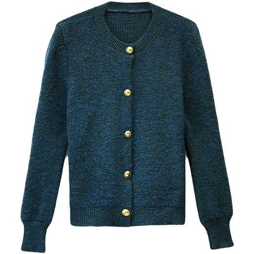 针织开衫外套，春秋新款洋气妈妈秋装休闲低领毛衣短外搭披肩CC-LL-812 商品图4