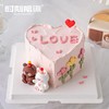 ins风情侣熊兔心形生日蛋糕 | 时刻陪你 商品缩略图1