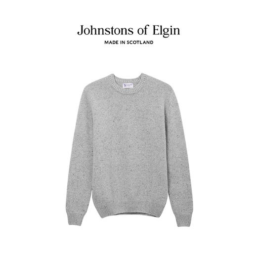 Johnstons of Elgin男士雪花款厚织圆领套头衫 商品图4