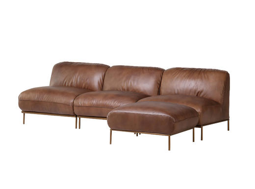 Luna 组合沙发 | 皮布面料可选，详询客服 商品图1