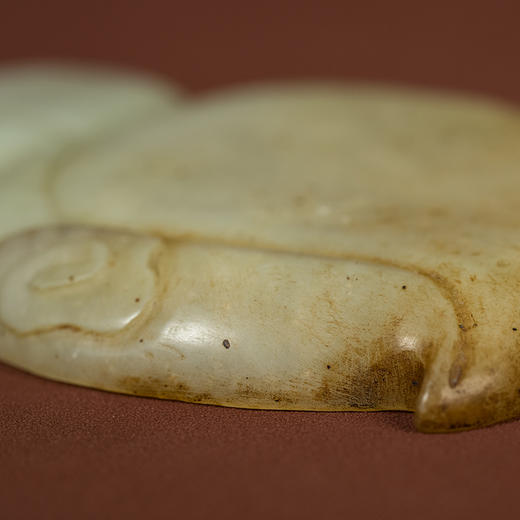 清 玉雕桃形笔舔 商品图2