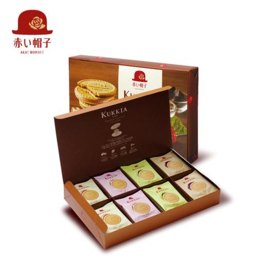 【新鲜市集】KUKKIA 红帽子什锦味夹心饼干4口味32枚（保质期至2026年5月） 商品图0