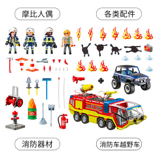 摩比积木70557消防车救援套装 商品图1