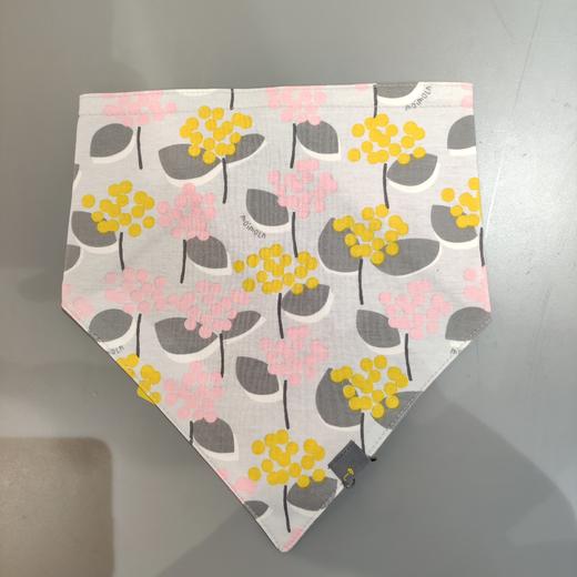 moimoln小云朵新款纯棉三角巾婴幼儿围嘴口水巾宝宝男女卡通碎花LNX2WA2J23 商品图0