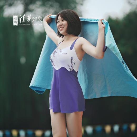 清华文创女士连体裙式泳衣 商品图3