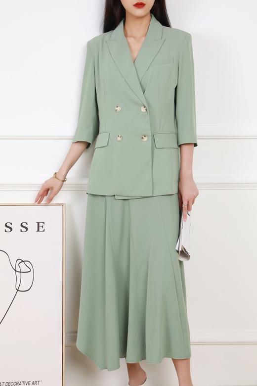 Le Malene 西装外套不规则高腰半裙套装 12929 商品图7