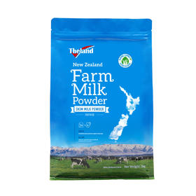 【热卖】Theland纽仕兰新西兰原装进口全脂/脱脂奶粉袋装